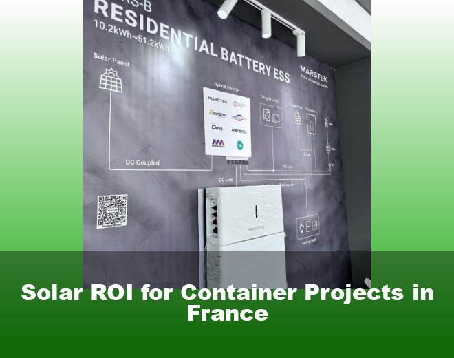 Solar ROI for Container Projects in France