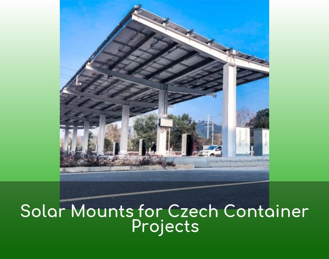 Solar Mounts for Czech Container Projects