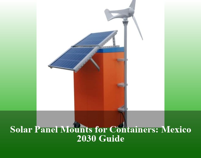 Solar Panel Mounts for Containers: Mexico 2030 Guide