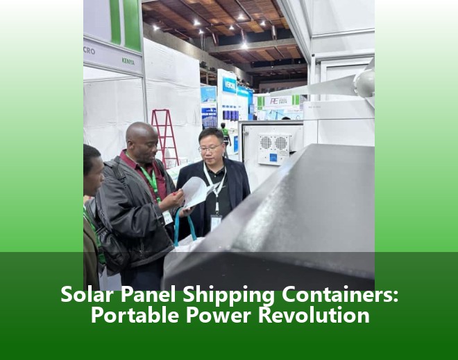 Solar Panel Shipping Containers: Portable Power Revolution
