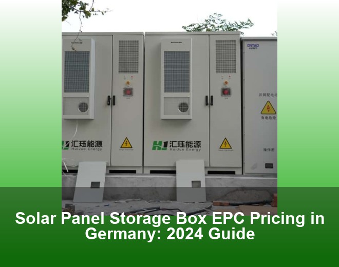 Solar Panel Storage Box EPC Pricing in Germany: 2024 Guide