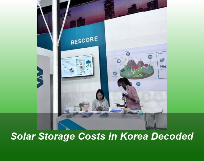 Solar Storage Costs in Korea Decoded