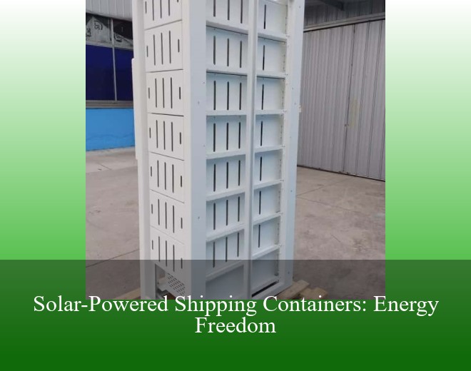 Solar-Powered Shipping Containers: Energy Freedom