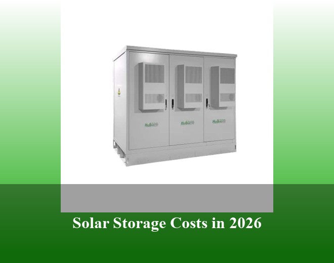 Solar Storage Costs in 2026