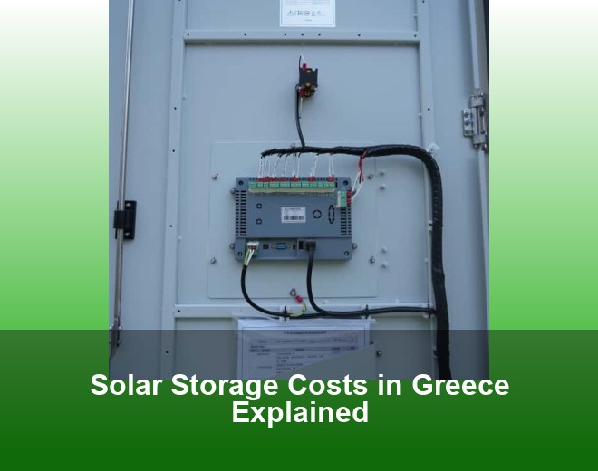 Solar Storage Costs in Greece Explained