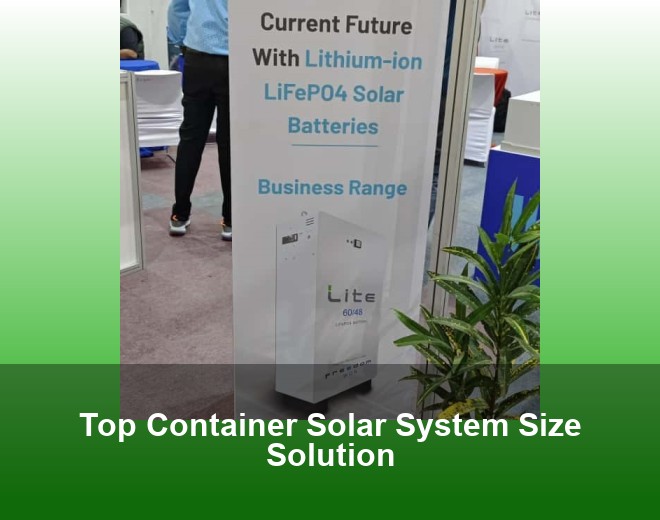 Top Container Solar System Size Solution