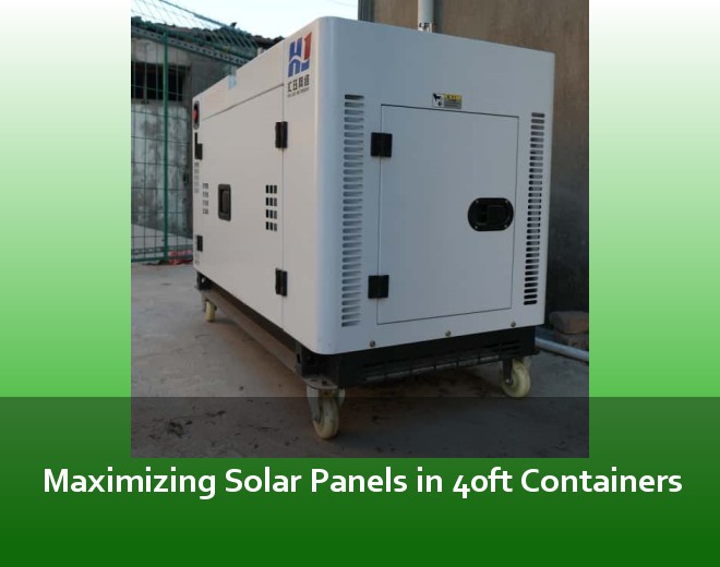 Maximizing Solar Panels in 40ft Containers
