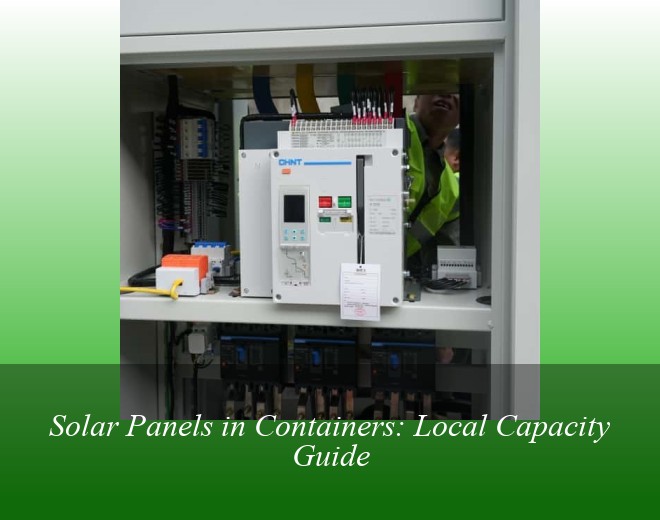Solar Panels in Containers: Local Capacity Guide