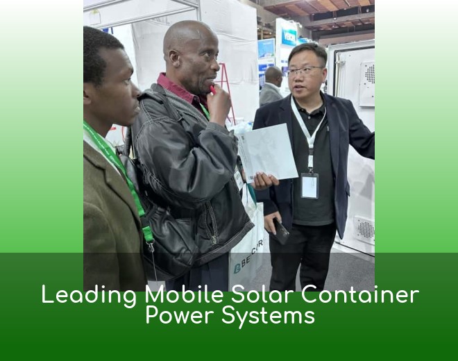 Leading Mobile Solar Container Power Systems