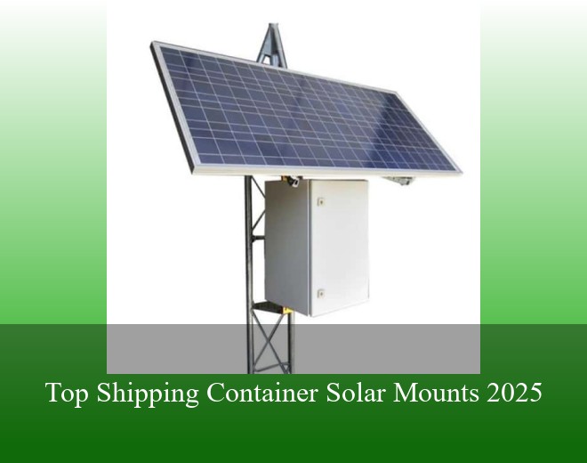 Top Shipping Container Solar Mounts 2025