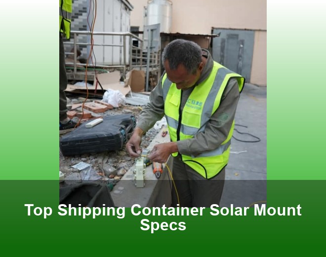 Top Shipping Container Solar Mount Specs