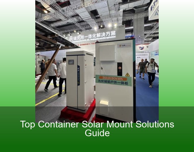 Top Container Solar Mount Solutions Guide