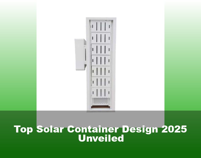 Top Solar Container Design 2025 Unveiled