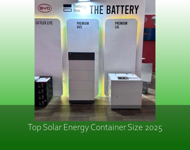 Top Solar Energy Container Size 2025