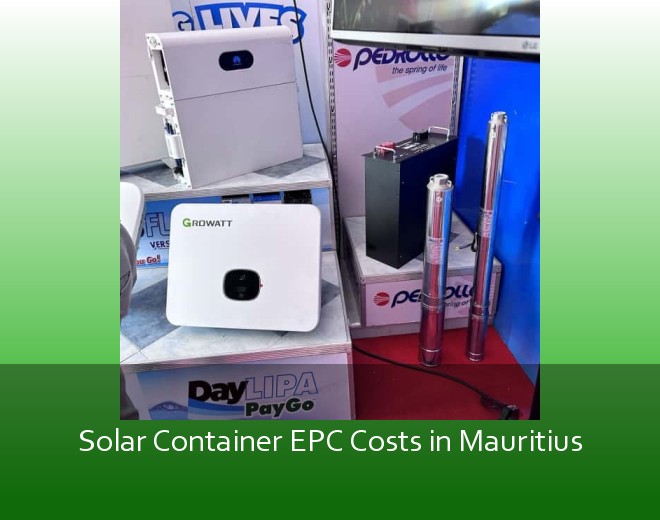 Solar Container EPC Costs in Mauritius