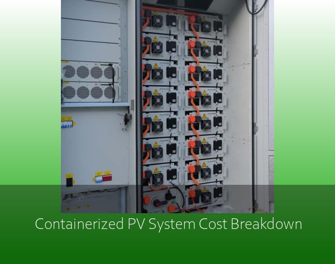 Containerized PV System Cost Breakdown