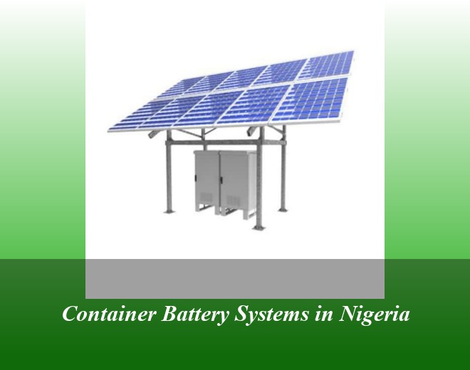 Container Battery Systems in Nigeria