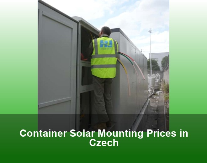 Container Solar Mounting Prices in Czech