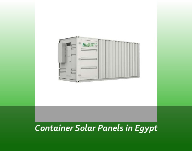 Container Solar Panels in Egypt