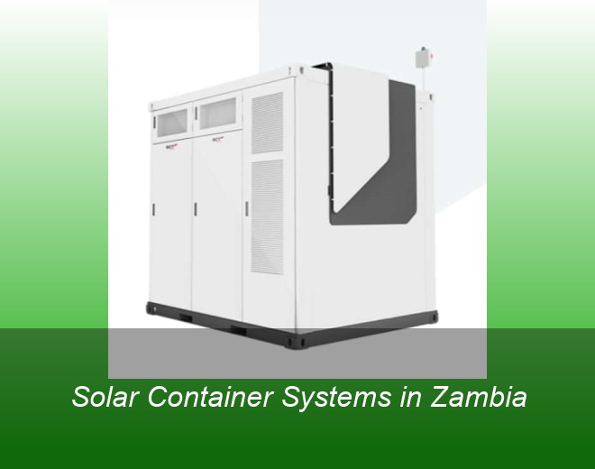 Solar Container Systems in Zambia