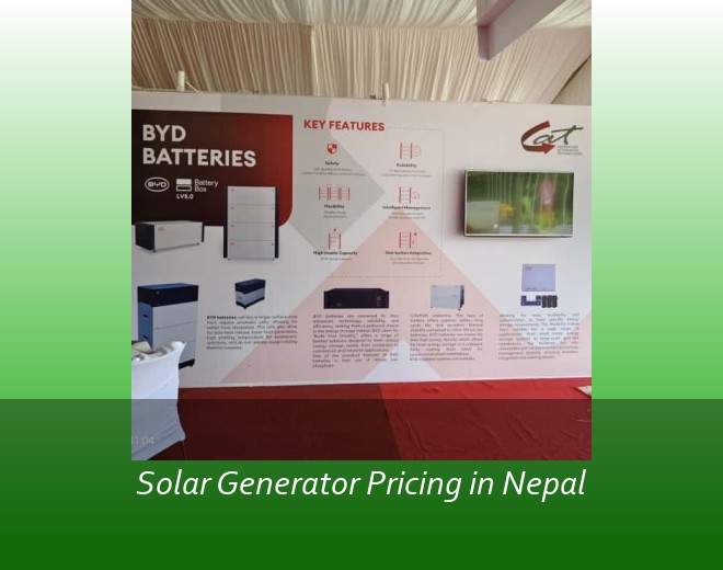 Solar Generator Pricing in Nepal