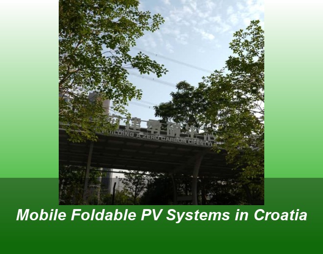 Mobile Foldable PV Systems in Croatia