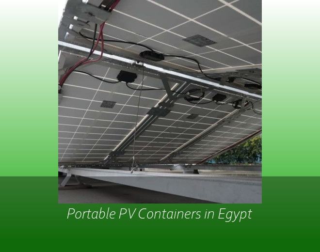 Portable PV Containers in Egypt