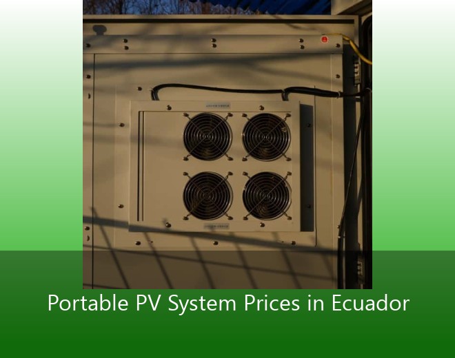Portable PV System Prices in Ecuador