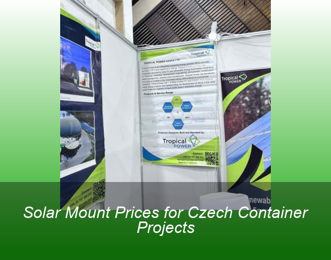 Solar Mount Prices for Czech Container Projects