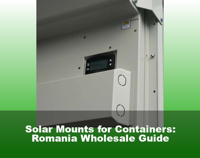 Solar Mounts for Containers: Romania Wholesale Guide