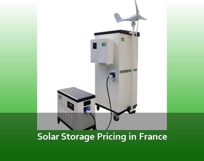 Solar Storage Pricing in France